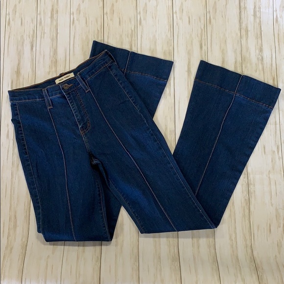 angry rabbit flare jeans